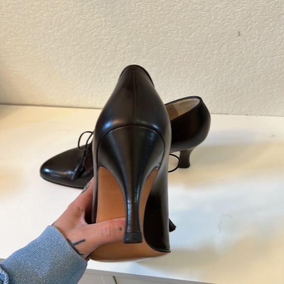 Vintage Salvatore Ferragamo brown leather booties - Picture 5 of 7